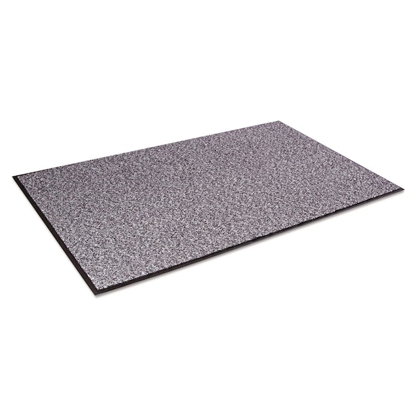Cordless Stat-Zap Carpet Top Mat, Polypropylene, 36 x 60, Pewter